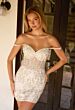 Primavera Couture 4625 Corset Bodice Fitted Black Dress
