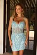 Primavera Couture 4625 Corset Bodice Fitted Black Dress