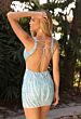 Primavera Couture 4694 Sleeveless Fitted Sequin V-Neck Dress