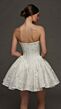 Alyce Paris 70110 Strapless Basque Waist A-Line Short Bridal Dress