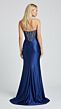 Alyce Paris 62034 Scoop Neck Corset Bodice Satin Dress