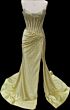 Ava Presley 42215 Corset Bodice Draped Skirt Dress