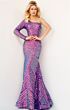 Jovani 24098 Iridescent Violet Dress