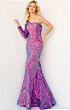 Jovani 24098 Iridescent Violet Dress
