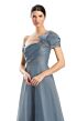 Alexander by Daymor 1985 A-Line Asymmetric Neck Dress