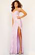 Jovani 06109 Sweetheart Neck Floral Dress