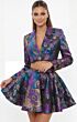 Jovani 48723 Floral Jacquard Two-Piece Dress