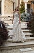 Mori Lee 2610 Preciosa Narrow Plunging Neck A-Line Wedding Gown