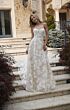 Mori Lee 2610 Preciosa Narrow Plunging Neck A-Line Wedding Gown