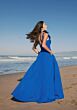 Mac Duggal 49972 Plunging V-Neckline Deep V-Back Dress