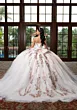Mori Lee 89481 Sweetheart Neck Draped Sleeve Sweet 16 Gown