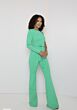 Ava Presley 38554 Front Bow Long Sleeve Jumpsuit