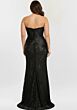 Jovani 43856 Pleated Waist Strapless Lace Corset Dress
