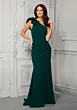 Mori Lee MGNY 72235 Ruffled One Shoulder Evening Dress