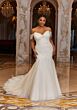 Mori Lee 3438 Trisha Off-The-Shoulder Mermaid Plus Size Bridal Gown