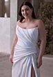 Mori Lee 3473 Vipsania Scoop Neck Draped Plus Size Wedding Gown