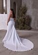 Mori Lee 3473 Vipsania Scoop Neck Draped Plus Size Wedding Gown
