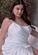 Mori Lee 3473 Vipsania Scoop Neck Draped Plus Size Wedding Gown