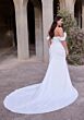 Mori Lee 3479 Rea High Slit Off-The-Shoulder Plus Size Bridal Gown