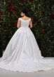 Mori Lee 1020015 Thane Off The Shoulder Brocade Draped Wedding Dress