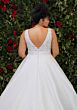 Mori Lee 1020016 Tiziana V-Back Mikado Sleeveless Wedding Dress