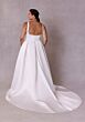 Mori Lee 3454 Sway Square Neck Pleated Skirt Plus Size Wedding Gown