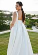 Mori Lee 3454 Sway Square Neck Pleated Skirt Plus Size Wedding Gown