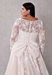 Mori Lee 3455 Shenna Lace Sleeve Illusion Neck Plus Size Wedding Gown