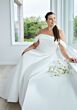 Mori Lee 3456 Syndy Draped Off-The-Shoulder Plus Size Wedding Gown