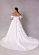 Mori Lee 3458 Sophira Pleated Skirt Draped Bust Plus Size Bridal Dress