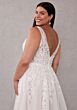 Mori Lee 3459 Sequoia Plunging Neck V-Back Plus Size Bridal Dress