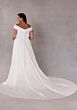 Mori Lee 3460 Siana Portrait Neck Overskirt Plus Size Bridal Gown