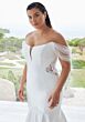 Mori Lee 3461 Sona Illusion Side Back Button Plus Size Wedding Gown