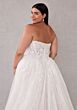 Mori Lee 3462 Sola Illusion Sleeve Basque Waist Plus Size Bridal Gown