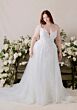 Mori Lee 1020001 Sognare Spaghetti Strap A-Line Plus Size Wedding Gown