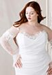 Mori Lee 1020002 Mariposa Cutaway Train Plus Size Wedding Dress