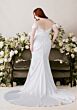 Mori Lee 1020004 Canna High Slit Draped Bodice Plus Size Wedding Gown