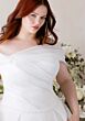 Mori Lee 1020010 Alora Beaded Waist Strapless Plus Size Bridal Gown