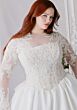 Mori Lee 1020011 Jasper Back Bow Strapless Plus Size Bridal Gown