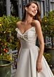 Mori Lee 4461 Rachel Bow Neck A-Line Wedding Dress