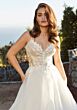 Mori Lee 4463 Rosabel Illusion Side A-Line Organza Wedding Dress