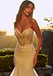 Mori Lee 4467 Rowena Lace Bodice Mermaid Bridal Gown