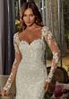 Mori Lee 4479 Riva Removable Sleeve Mermaid Bridal Gown