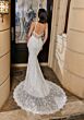 Mori Lee 1367 Thetis Sheer Train Open Back Wedding Dress