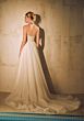 Mori Lee 15062 Tara Cowl Neck Corset Bodice Wedding Dress