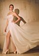 Mori Lee 15062 Tara Cowl Neck Corset Bodice Wedding Dress
