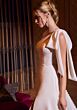 Mori Lee 15071 Tiernan Asymmetric Neck Shoulder Bow Bridal Dress