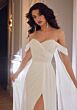 Mori Lee 15073 Thalassa Back Streamer Off-The-Shoulder Bridal Dress