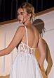 Mori Lee 15074 Tilly Plunging Neck Pleated Skirt Bridal Dress