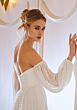 Mori Lee 15075 Trudy Detached Sleeve Sweetheart Neck Bridal Dress